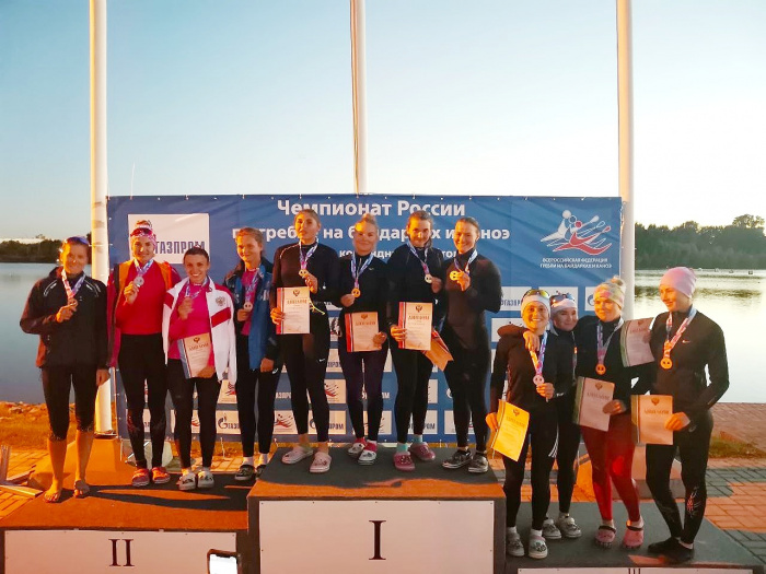 Новгородские байдарочники завоевали комплект наград чемпионата России Новгородские байдарочники завоевали комплект наград чемпионата России